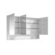 Cassie PVC Shaving Cabinet 1200x750mm open view